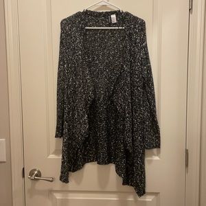 Women’s black speckled sweater